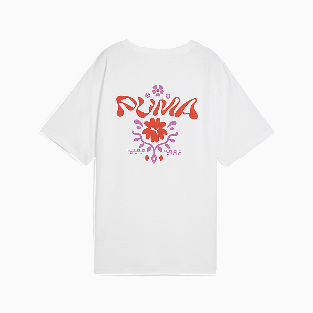 Image of Women's T-Shirt PUMA WARDROBE ESS FLORAL PACK Relaxed Graphic Tee